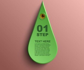 Paper bookmarks illustration vector 02