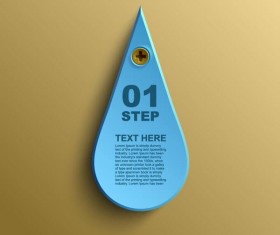 Paper bookmarks illustration vector 03