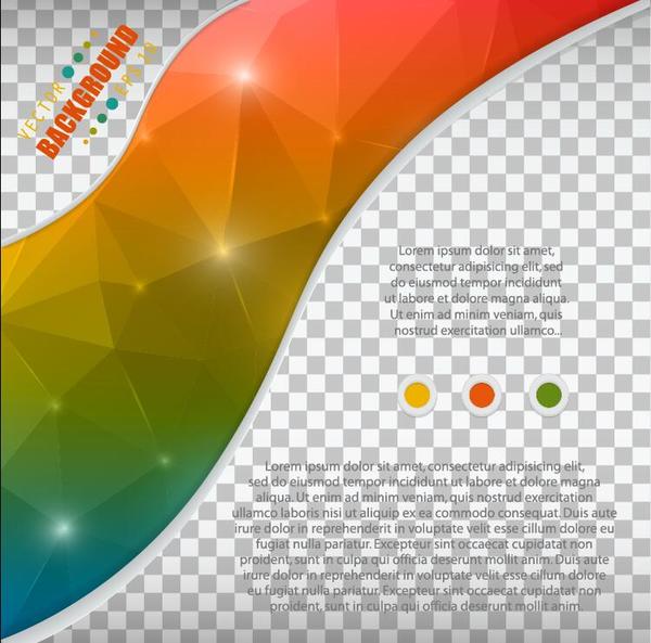 Polygon abstract background illustration vector 01