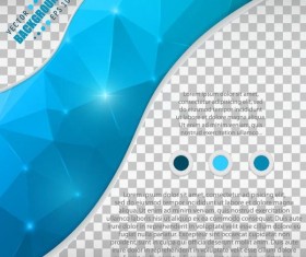 Polygon abstract background illustration vector 06