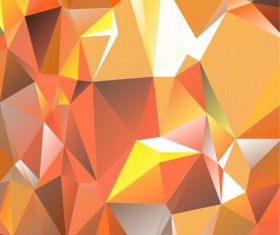 Polygon embossment backgrounds vector 01