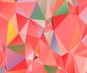 Polygon embossment backgrounds vector 02