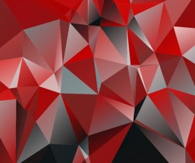 Polygon embossment backgrounds vector 04