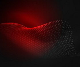 Red wavy background abstract vector 01