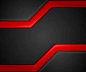Red with black corp vector background