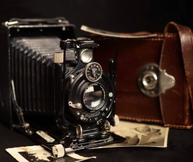 Retro camera Stock Photo