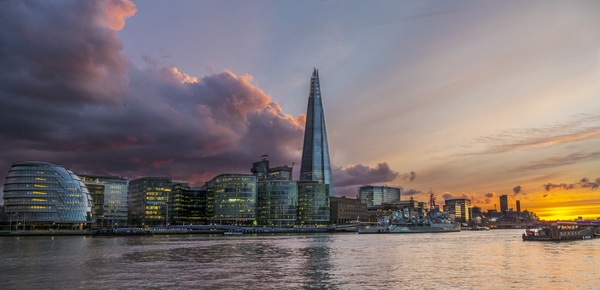 River Thames London Stock Photo