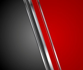 Rlack red metal background vector