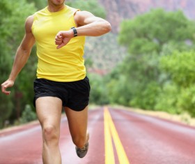 Running man Stock Photo 01