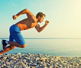 Running man Stock Photo 04