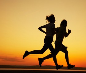 Running woman Stock Photo 03