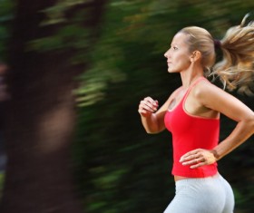 Running woman Stock Photo 05