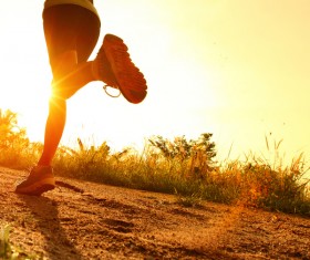 Running woman Stock Photo 08