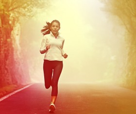 Running woman Stock Photo 09