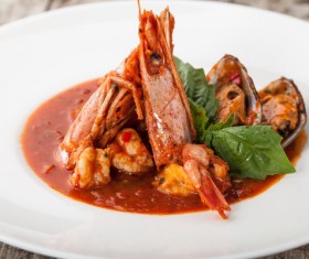 Seafood hodgepodge Stock Photo 02