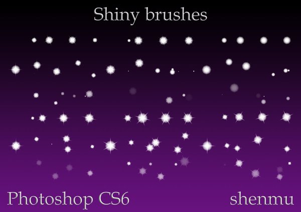 Shiny Stars Photoshop Brushes