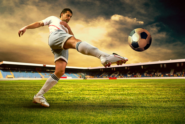 Soccer player Stock Photo 01