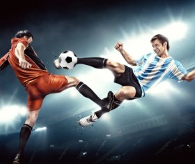 Soccer player Stock Photo 02