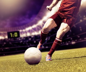 Soccer player Stock Photo 03
