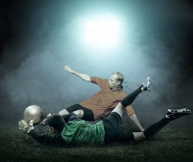 Soccer player Stock Photo 04