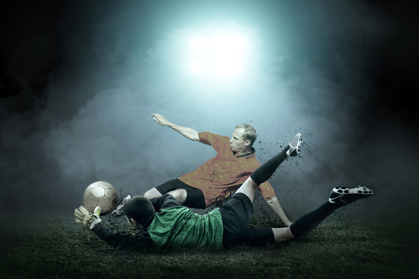 Soccer player Stock Photo 04