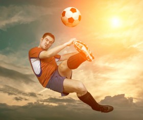 Soccer player Stock Photo 05
