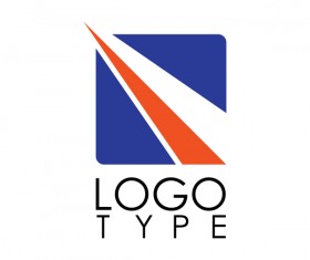 Square stripe logo vector