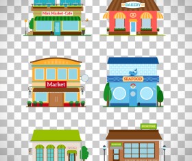 Store illustration vector set 01