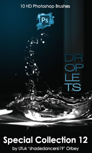 Water Droplets HD Photoshop Brushes