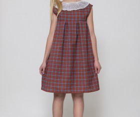 Wearing a different clothing beautiful female model Stock Photo 03