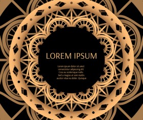 beauty frame golden luxury vector 01