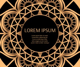 beauty frame golden luxury vector 02