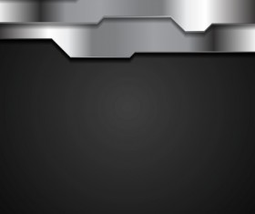 black metal board background vector