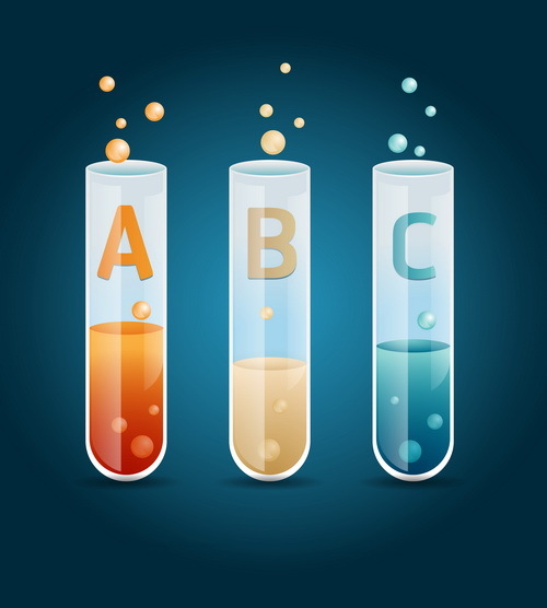 chemistry experiment design vector