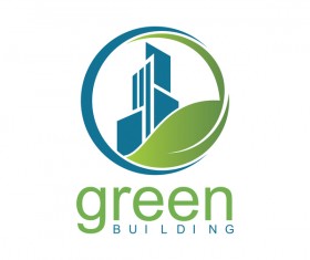 green building logo vector
