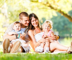 happiness family Stock Photo 01