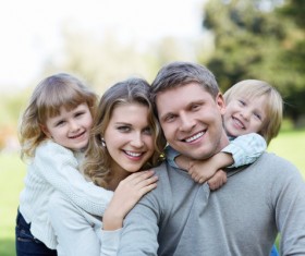 happiness family Stock Photo 04