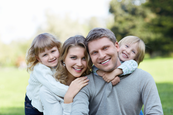 happiness family Stock Photo 04