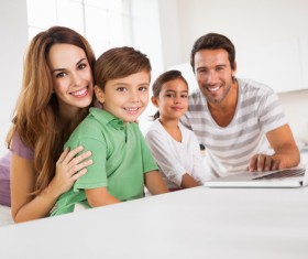 happiness family Stock Photo 05
