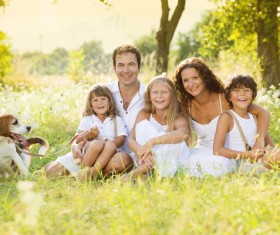 happiness family Stock Photo 07