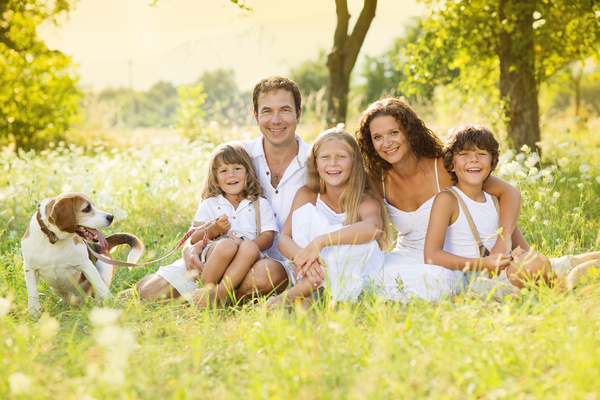 happiness family Stock Photo 07