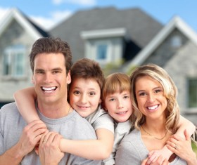 happiness family Stock Photo 08