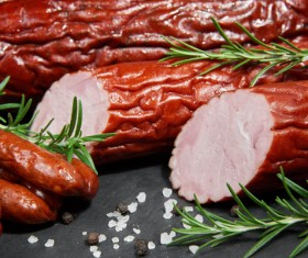 meat products sausages Stock Photo 07
