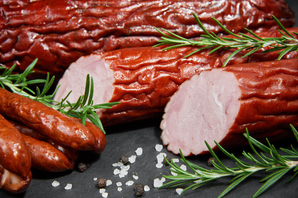 meat products sausages Stock Photo 07