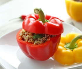 stuffed peppers Stock Photo 02