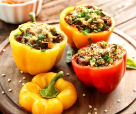 stuffed peppers Stock Photo 03
