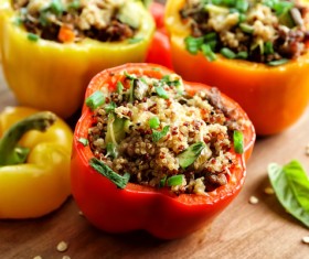 stuffed peppers Stock Photo 04