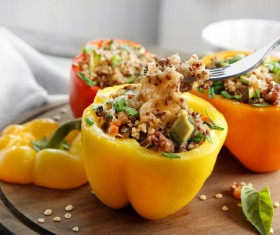 stuffed peppers Stock Photo 06
