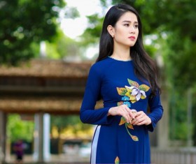 tender and beautiful Asian woman Stock Photo