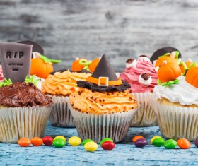 variety of styles Halloween cakes Stock Photo 11
